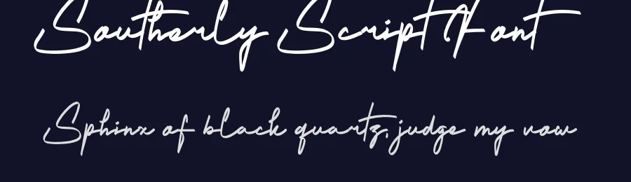 Southerly Script Font by levincreative — Script Handwritten Font — thumbnail 2