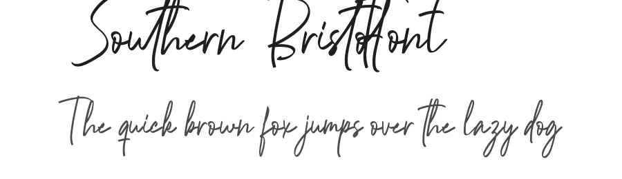 Southern Bristol Font by RaisProject — Script Handwritten Font