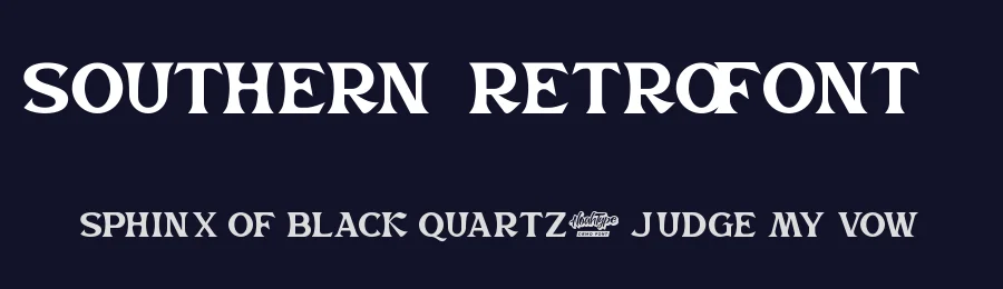 Southern Retro Font by noahtype — Display Font — thumbnail 2