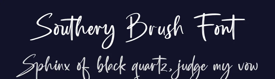 Southery Brush Font by stylishtype.co — Script Handwritten Font — thumbnail 2