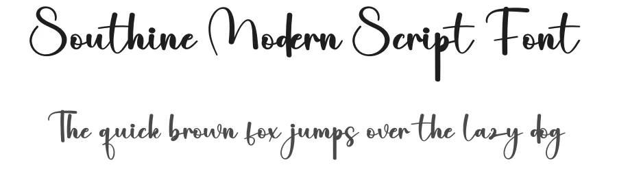 Southine Modern Script Font by creativeletter — Script Handwritten Font