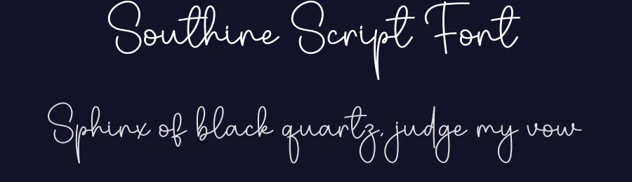 Southine Script Font by creativeletter — Script Handwritten Font — thumbnail 2