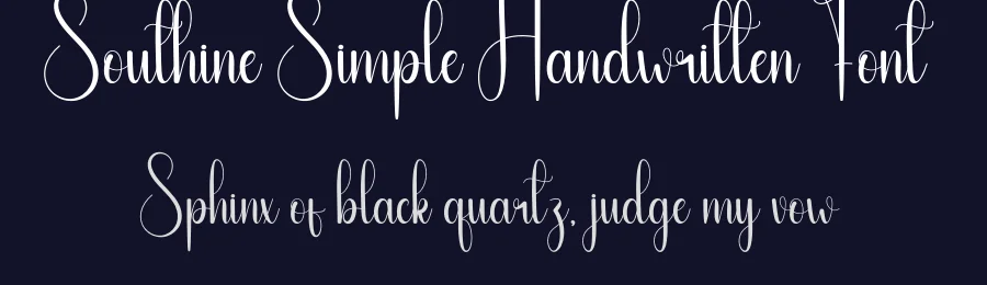 Southine Simple Handwritten Font by andikastudio — Script Handwritten Font — thumbnail 2