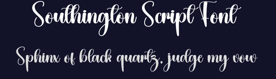 Southington Script Font by creativeletter — Script Handwritten Font — thumbnail 2