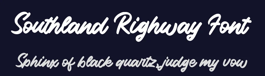Southland Righway Font by Essentials Studio — Display Font — thumbnail 2