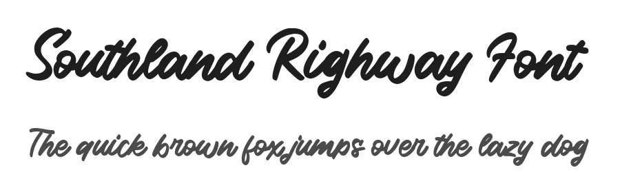 Southland Righway Font by Essentials Studio — Display Font