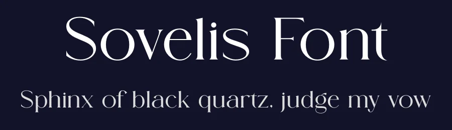 Sovelis Font by Gridline Type — Display Font — thumbnail 2