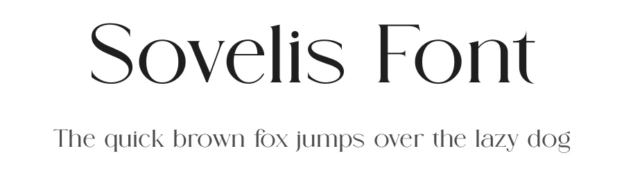 Sovelis Font by Gridline Type — Display Font
