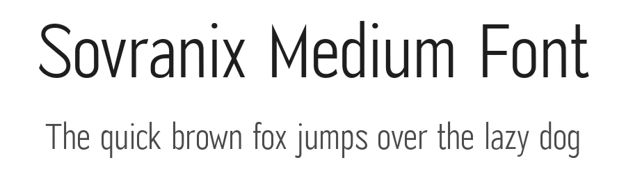 Sovranix Medium Font by Plotomad — Decorative Font