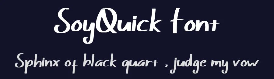 SoyQuick Font by Javanicestudio — Display Font — thumbnail 2