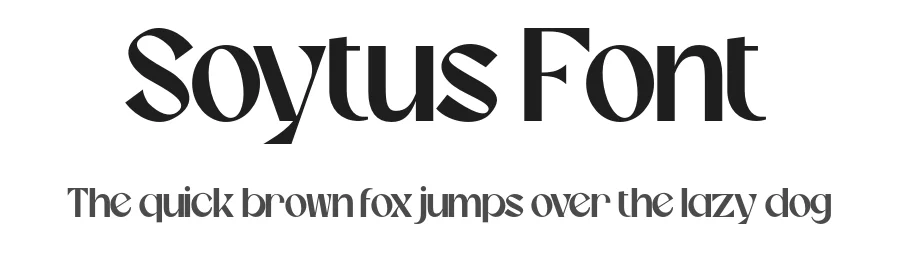 Soytus Font by burntilldead — Sans Serif Font