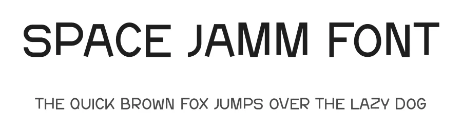 Space Jamm Font by Pian45 — Display Font