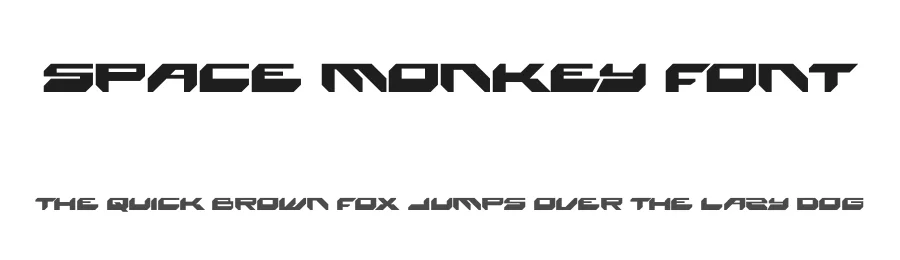 Space Monkey Font by Maknastd — Display Font