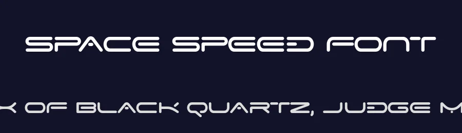Space Speed Font by 177Studio — Sans Serif Font — thumbnail 2