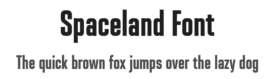 Spaceland Font by Pepper Type — Sans Serif Font