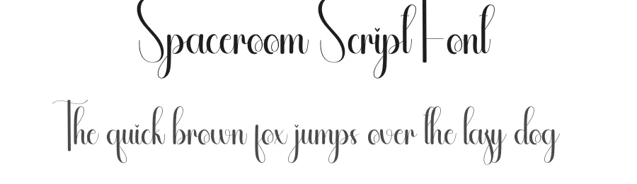 Spaceroom Script Font by andikastudio — Script Handwritten Font