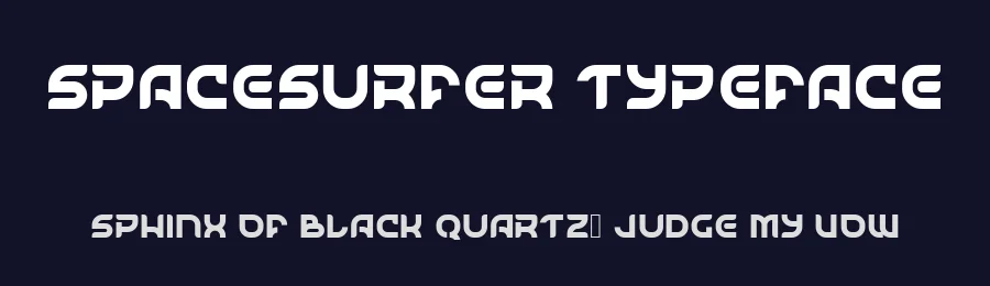 SpaceSurfer Typeface by LetterStuff Typefoundry — Display Font — thumbnail 2