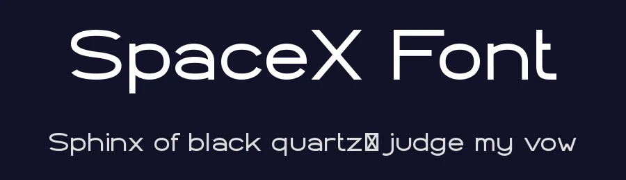 SpaceX Font by zohanimasi — Sans Serif Font — thumbnail 2