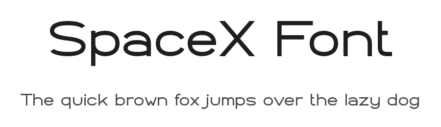 SpaceX Font by zohanimasi — Sans Serif Font