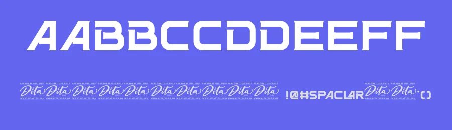 Spaclar Font by Din Studio — Display Font — thumbnail 3