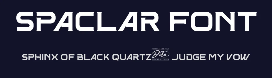 Spaclar Font by Din Studio — Display Font — thumbnail 2