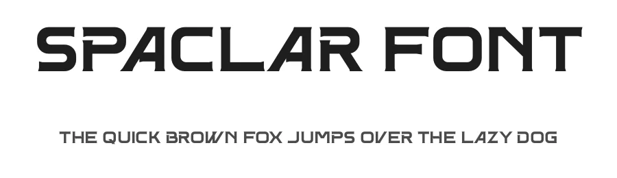 Spaclar Font by Din Studio — Display Font