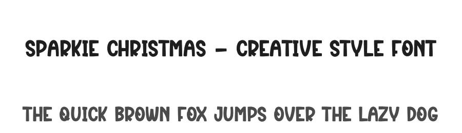 Sparkie Christmas – Creative Style Font by creativeletter — Display Font