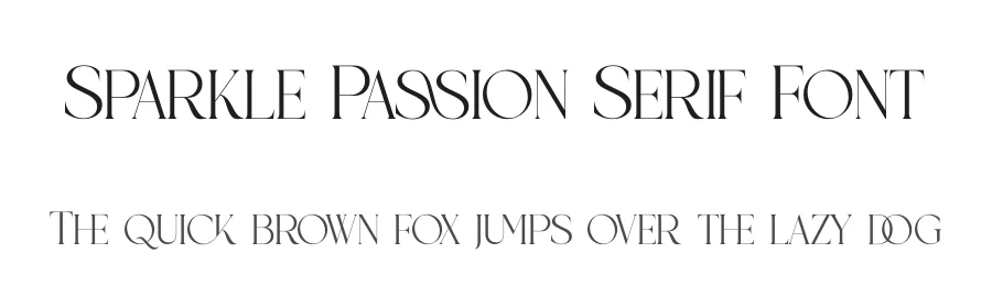 Sparkle Passion Serif Font by timelesstype.co — Serif Font