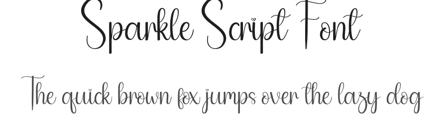 Sparkle Script Font by andikastudio — Script Handwritten Font