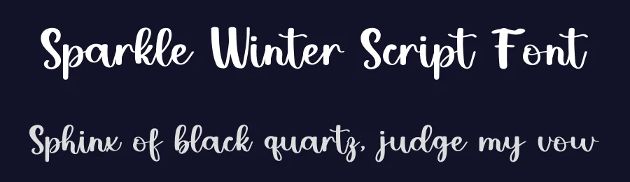 Sparkle Winter Script Font by inermediaSTUDIO — Script Handwritten Font — thumbnail 2