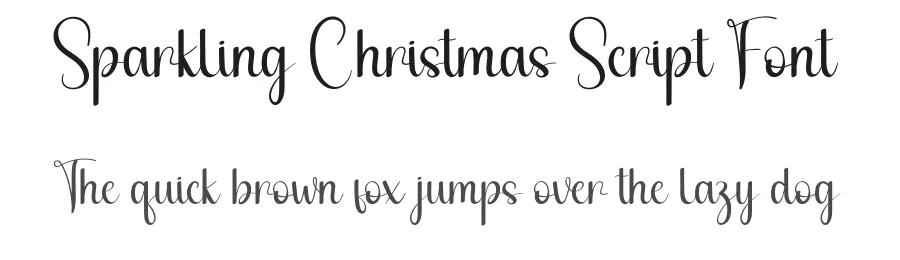 Sparkling Christmas Script Font by andikastudio — Script Handwritten Font