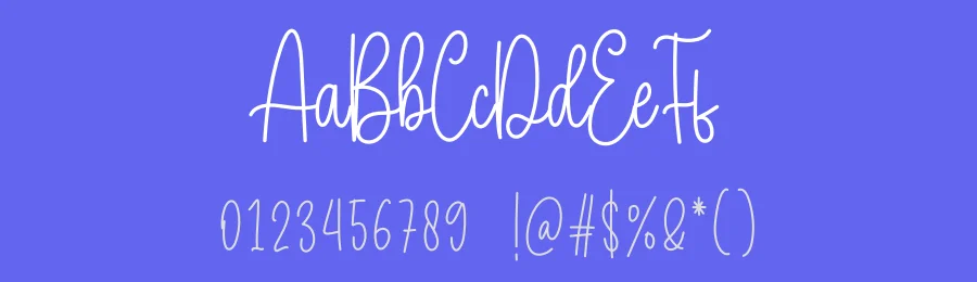 Sparkling Handwritten Font by creativeletter — Script Handwritten Font — thumbnail 3