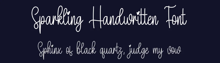 Sparkling Handwritten Font by creativeletter — Script Handwritten Font — thumbnail 2