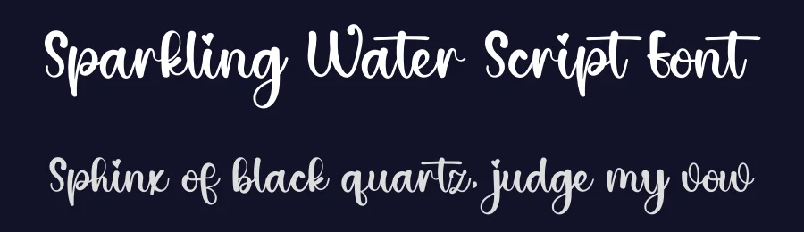 Sparkling Water Script Font by inermediaSTUDIO — Script Handwritten Font — thumbnail 2