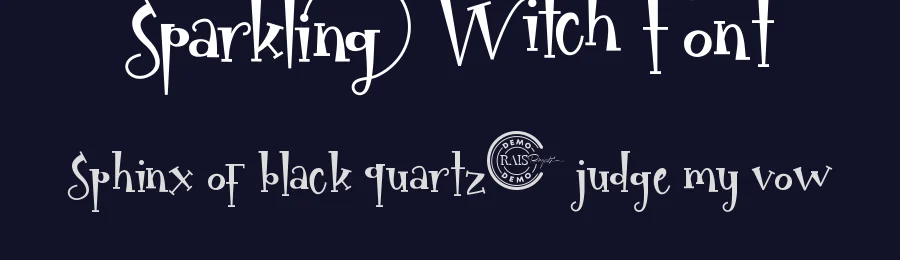 Sparkling Witch Font by RaisProject — Display Font — thumbnail 2
