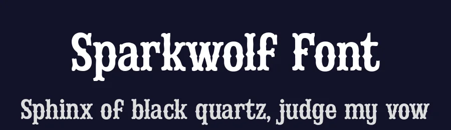 Sparkwolf Font by letterhanna — Display Font — thumbnail 2