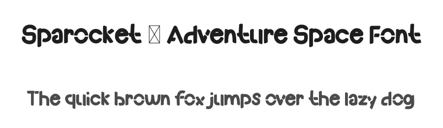 Sparocket – Adventure Space Font by Dhabee — Decorative Font