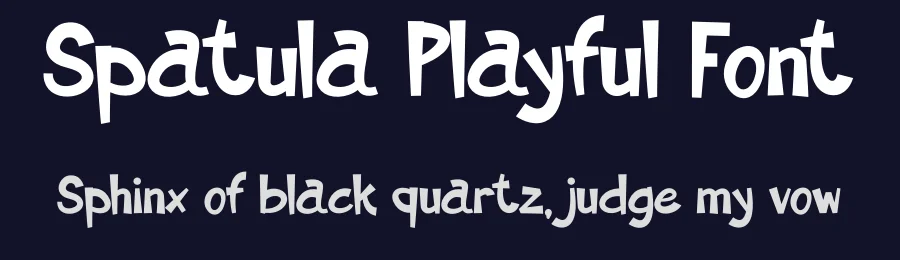 Spatula Playful Font by Skytroopas — Display Font — thumbnail 2
