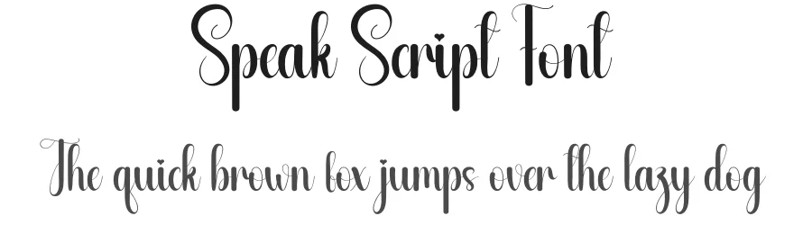 Speak Script Font by andikastudio — Script Handwritten Font