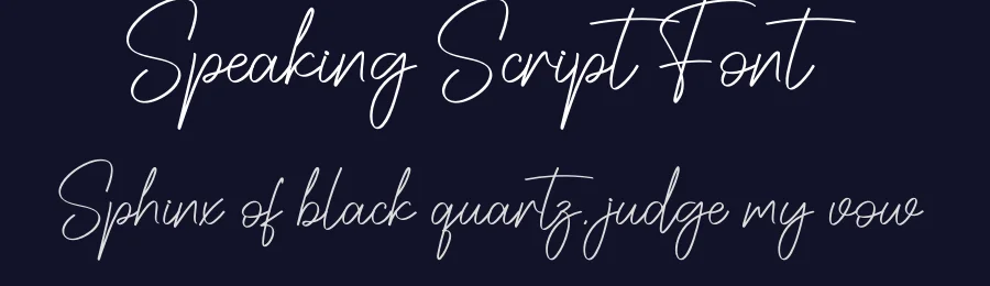 Speaking Script Font by creativeletter — Script Handwritten Font — thumbnail 2