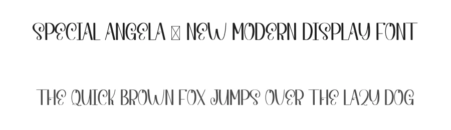Special Angela – New Modern Display Font by inermediaSTUDIO — Display Font