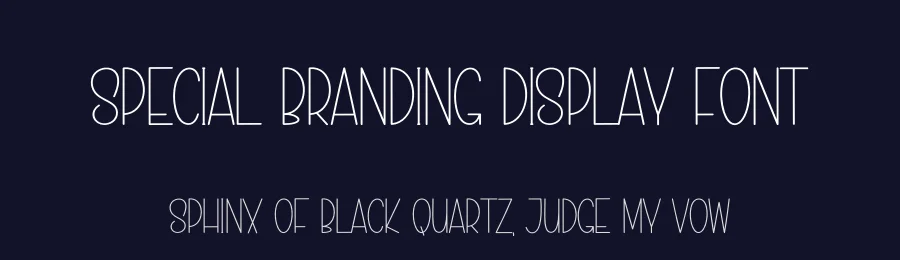 Special Branding Display Font by creativeletter — Display Font — thumbnail 2