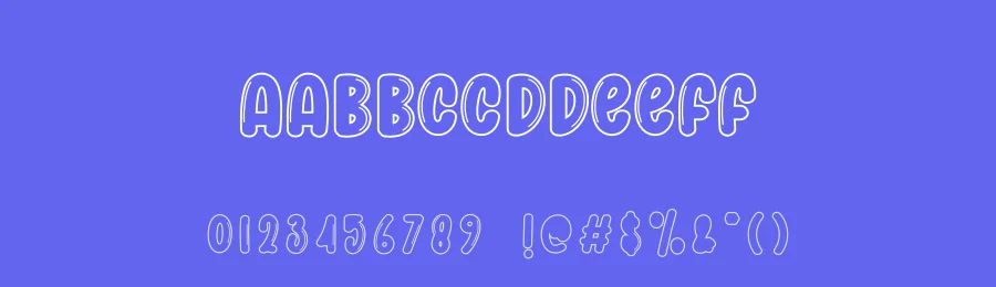 Special Bubble Display Font by creativeletter — Display Font — thumbnail 3