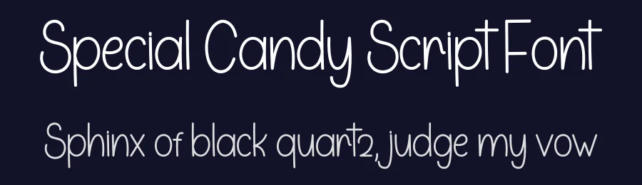 Special Candy Script Font by freshtypeink — Display Font — thumbnail 2