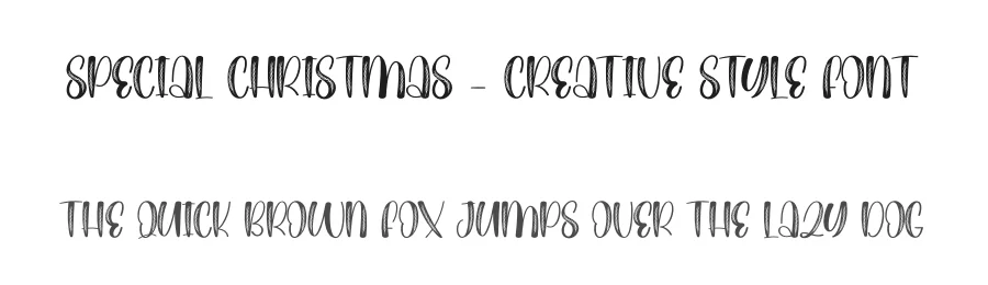 Special Christmas – Creative Style Font by creativeletter — Script Handwritten Font