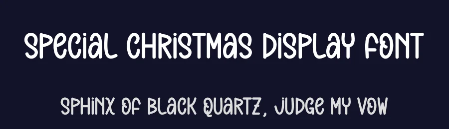 Special Christmas Display Font by andikastudio — Display Font — thumbnail 2