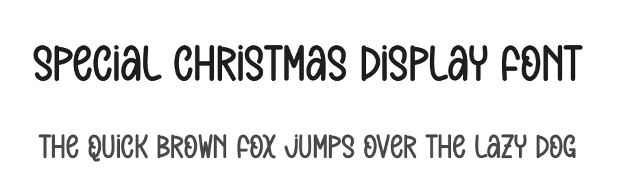Special Christmas Display Font by andikastudio — Display Font