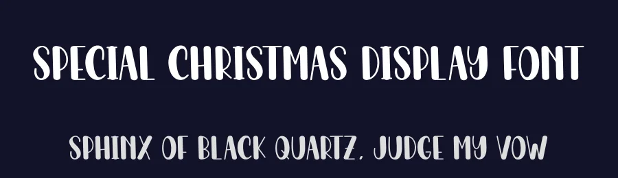 Special Christmas Display Font by creativeletter — Display Font — thumbnail 2