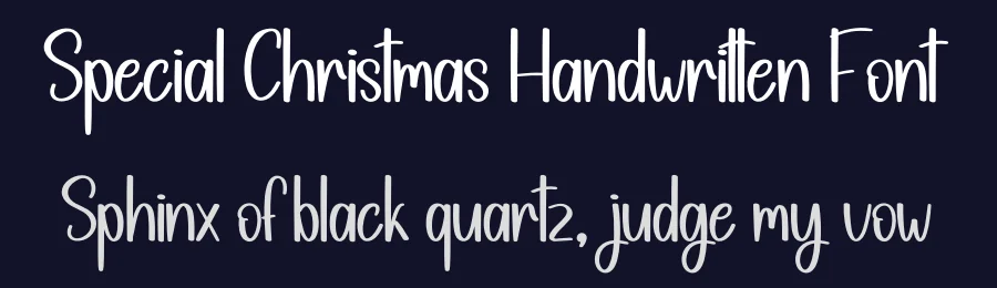 Special Christmas Handwritten Font by creativeletter — Display Font — thumbnail 2