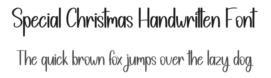 Special Christmas Handwritten Font by creativeletter — Display Font